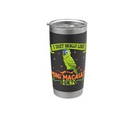 Adoro a mi Mini Guacamayo Vaso térmico de acero inoxidable de doble pared