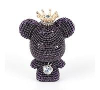 AdOvz Crystal Bear - Ambientador de coche con clip de ventilación, regalo del día de San Valentín, decoración estética de coche con diamantes de imitación para niñas, familia, amantes de los osos