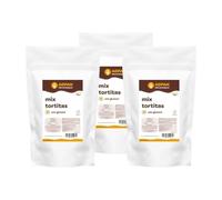 ADPAN Mix Tortitas Sin Gluten | Pack 3 x 1kg | Preparado para Pancakes Esponjosos y Caseros | Ideal para Desayunos y Meriendas | Fácil de Preparar y con Resultado Profesional