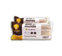 ADPAN Pan de Molde Sin Gluten - Pack de 2 unidades x 600gr (1200gr) - Pan Tierno y Esponjoso, Sin Gluten, Sin Lactosa, Sin Alérgenos, Apto para Celíacos, Vegano, Ideal para Tostadas y Sándwiches
