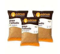 ADPAN Pan Rallado Sin Gluten | Para Celíacos | Vegano | Sin Alérgenos | Ideal para Rebozados y Empanados | Fácil de Usar | Alimentación Saludable | Pack de 3x1 kg