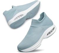 ADQ Zapatillas Deportivas Mujer Zapatillas Casual para Mujer Slip On Sneakers Ligero Transpirable con Air Cushion Support sin Cordones