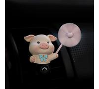 ADR. Linda cerdo para coche, ambientadores de aire, clips de ventilación, difusor de aroma, accesorios de decoración interior (cerdo)