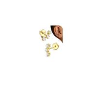 Adramata Pendientes Plata de Ley 925 Mujer Piercings Oreja Piercing Helix