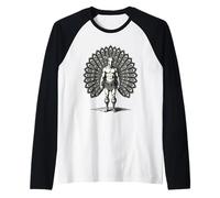 Adramelech El Canciller del Pavo Real Camiseta Manga Raglan