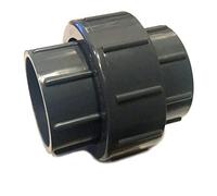 Adrenalin-Fishing Adaptador de conexión de PVC U de 63 mm de diámetro con 2 manguitos adhesivos, ideal para tuberías en el estanque de Koiteich