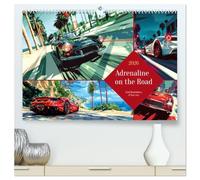 Adrenaline on the Road (High Quality Premium Wall Calendar 2026 DIN A2 landscape),CALVENDO 12 Month Wall Calendar: Let yourself be enchanted by the magic of speed