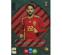Adrenalyn XL Panini Coupe du monde de football Russie 2018 Isco Édition limitée