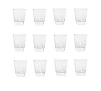 Adri 12 Vasos de Chupito Cristal - Aptos para Lavavajillas - Pack de chupitos de entre 3,4 hasta 6,5 cl de capacidad. (12, 4,9 cl)