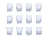 Adri 12 Vasos de Chupito Cristal - Aptos para Lavavajillas - Pack de chupitos de entre 3,4 hasta 6,5 e capacidad. (12, 4,6 cl)