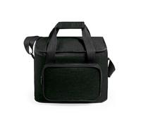 Adri Bolsa Térmica Porta Alimentos 15 L, Bolsa nevera para Comida Trabajo, Bolsa Isotérmica para almuerzo de hombre o mujer de material peva (Negro)