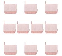 ADRI - Estuche Neceser Beig y Marron para Regalos, Bolsa con Cremallera de algodón Reciclado para Pintar o Personalizar. 23 x 18 x 8 cm. Bolsas Neceser de Viaje (Beig y Marron, 10)