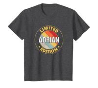 Adrian Camiseta, Niños, Jaspeado Oscuro, 6 años