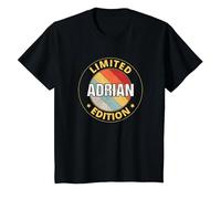 Adrian Camiseta, Niños, Negro, 2 años