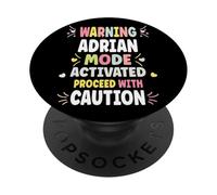 Adrian Personalized Women's Gift Custom Adrian PopSockets PopGrip Adhesivo