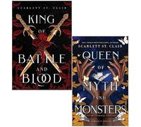 Adrian X Isolde Series Collection 2 libros ambientados por Scarlett St Clair (Rey de la batalla y la sangre, Reina de los mitos y los monstruos)