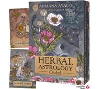 Adriana Ayales Herbal Astrology Orakel: 55 Karten mit Botschaften (Tapa blanda)
