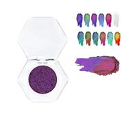 Adriana Nicole Cosmetics Sombra de Ojos Etérea de Un Solo Color Que Cambia, Con Brillos Exquisitos y Doble Cromada (04#)