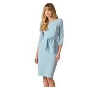 Adrianna Papell Vestido de Manga Tres Cuartos para Mujer - Azul - 42