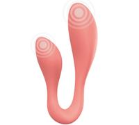 ADRIEN LASTIC Couple Secrets II Rosa - Vibrador Recargable Con Doble Estimulación Y Control App