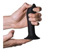 ADRIEN LASTIC Hitsens 5 Dildo Silicona Negro - Diseño Innovador Con Doble Densidad Para Placer Único