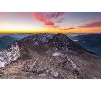 adrium Cuadro acrílico 140 x 90 cm: Fantástica vista superior desde la Gran Cumbre de Hafner o Peak durante el amanecer, Alpes Austria, Hohe Tauern (115318684)