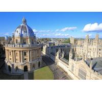 adrium Cuadro acrílico 90 x 60 cm: La ciudad de Oxford University City con fotoed en la parte superior de la torre en la iglesia de Santa María (85110178)