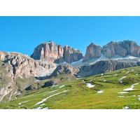 adrium Póster de 60 x 40 cm: retrato de verano de Dolomitas italianos en Val di Fassa Tirol del Sur Alpes Italia (7304919)