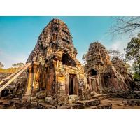 adrium Póster de 90 x 60 cm: el Templo Angkor Wat en Camboya es el monumento religioso más grande del mundo y declarado Patrimonio de la Humanidad