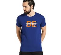 ADRO Camisetas estampadas Be Yourself para hombre, Azul real, XX-Large