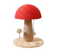 Adrosstoller Bastones rascadores para gatos, poste rascador para gatos, con interacción de juguetes, sisal, hongos, protectores de muebles