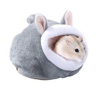 Adrosstoller Jaula para hámster, roedores, hamaca, suministros para casa, nido de cobayas, cama cálida para dormir, artículos pequeños para mascotas