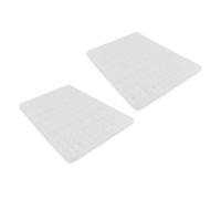 Adrosstoller Práctico tapete protector de suelo para jaula de animales pequeños, a prueba de arañazos, almohadilla protectora para patas de hámster y conejos, 2 unidades