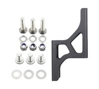 Adrosstoller Soporte elevado para bicicleta, soportes de bolsa frontal, extensores de bloque, asientos de conversión, aleaciones de aluminio, convertidor de luz de nariz de bicicleta