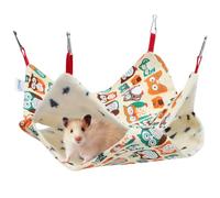 Adrosstoller Sugar Gliders - Jaula de cama para animales pequeños, cama cálida para casa, hamaca nido, cama suave y peluda para mascotas pequeñas