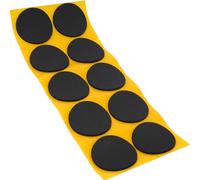 Adsamm® / 10 x Almohadillas Antideslizantes Autoadhesivas de Caucho Celular EPDM/ø 45 mm/Negro/Redondo/Deslizantes Antideslizantes de 2,5 mm de Espesor