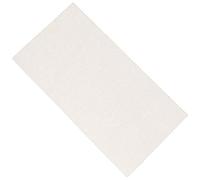 Adsamm® / 10 x Almohadillas de Fieltro / 100x200 mm/Blanco/Rectangular/Protectores de Suelo para Patas de Mueble/Auto-Adhesivos/con Grosor de 1,5 mm de la máxima Calidad