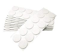 Adsamm® / 120 x deslizantes de Fieltro autoadhesivos/Blanco/ø 40 mm/Redondo/Deslizantes de Fieltro para Muebles de 3,5 mm de Grosor/Deslizantes para Muebles y Suelos