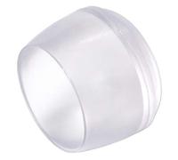 Adsamm® / 16 x tapas protectoras para patas de silla/transparente/diámetro 20-21 mm/redondo/tapas protectoras para patas de silla/tapas de tubo para patas redondas de sillón