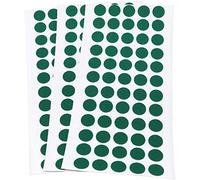 Adsamm® / 180 x Almohadillas de Fieltro/Ø 14 mm/Verde/Redondo/Protectores de Suelo para Patas de Mueble/Auto-Adhesivos/con Grosor de 1,5 mm de la máxima Calidad