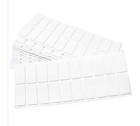 Adsamm® / 200 x deslizantes de Fieltro autoadhesivos/Blanco / 20x40 mm/Rectangular/Deslizantes de Fieltro para Muebles de 3,5 mm de Grosor/Deslizantes para Muebles y Suelos