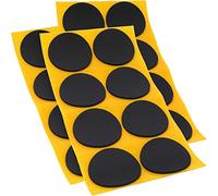 Adsamm® / 24 x Almohadillas Antideslizantes Autoadhesivas de Caucho Celular EPDM/ø 50 mm/Negro/Redondo/Deslizantes Antideslizantes de 2,5 mm de Espesor