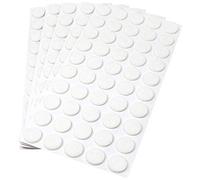 Adsamm® / 250 x deslizantes de Fieltro autoadhesivos/Blanco/ø 16 mm/Redondo/Deslizantes de Fieltro para Muebles de 3,5 mm de Grosor/Deslizantes para Muebles y Suelos