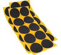 Adsamm® / 30 x Almohadillas Antideslizantes Autoadhesivas de Caucho Celular EPDM/ø 45 mm/Negro/Redondo/Deslizantes Antideslizantes de 2,5 mm de Espesor