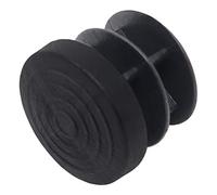 Adsamm INS-R-BL-20-32 Tapones de láminas, Negro, ø 20 mm | Wandstärke 1-2 mm