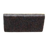 Adsamm® / 32 x Deslizadores de Fieltro autoadhesivos/Marrón / 20x40 mm/Rectangular/Patines de Fieltro para Muebles de 5,5 mm de Grosor