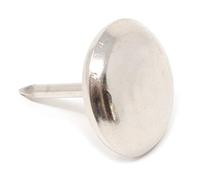 Adsamm® / 32 x Deslizante de metál con clavo / Ø 18 mm / / redondas / Patas de muebles con clavo de la máxima calidad de Adsamm®