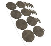 Adsamm FP-35-SA-BR-50-8-5 FP-35-SA-BR-50-8 - Almohadillas de fieltro (40 unidades, 50 mm), color marrón