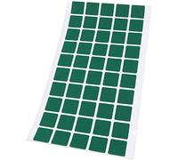 Adsamm® / 50 x almohadillas de fieltro / 20x20 mm / verde / redondo / Protectores de suelo para patas de mueble / auto-adhesivos / con grosor de 1,5 mm de la máxima calidad