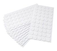 Adsamm® / 500 x Almohadillas de Fieltro/Ø 16 mm/Blanco/Redondo/Protectores de Suelo para Patas de Mueble/Auto-Adhesivos/con Grosor de 1,5 mm de la máxima Calidad